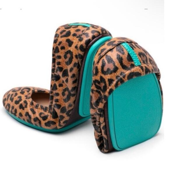 Tieks leopard ballet flats LEOPARD animal print leather women's size 7 EXCELLENT - Picture 13 of 16
